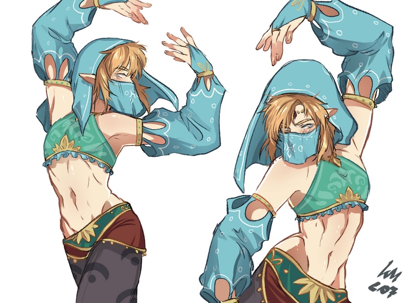 link (the legend of zelda and 1 more) drawn by kukumomo
