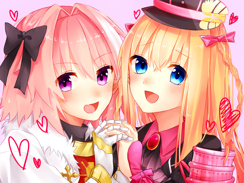 astolfo and midare toushirou (fate and 2 more) drawn by mokorikomokomoko