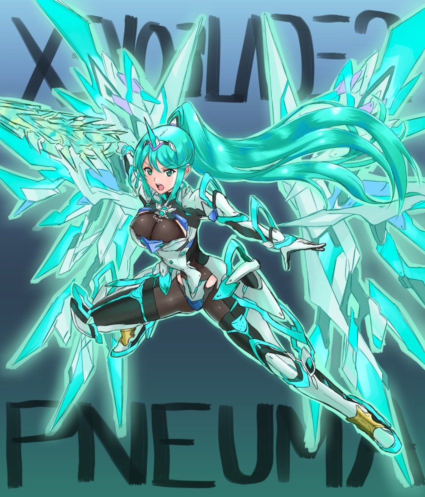 pneuma (xenoblade chronicles and 1 more) drawn by yuuuun0218
