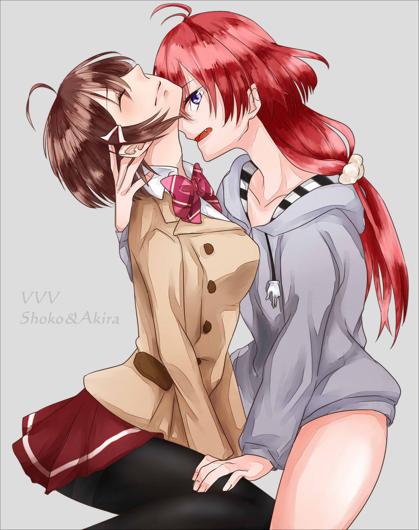 sashinami shouko and renboukouji akira (kakumeiki valvrave) drawn by mebachiko