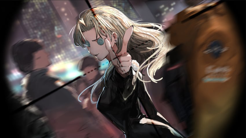 vermouth (meitantei conan and 1 more) drawn by kureta_(nikogori)