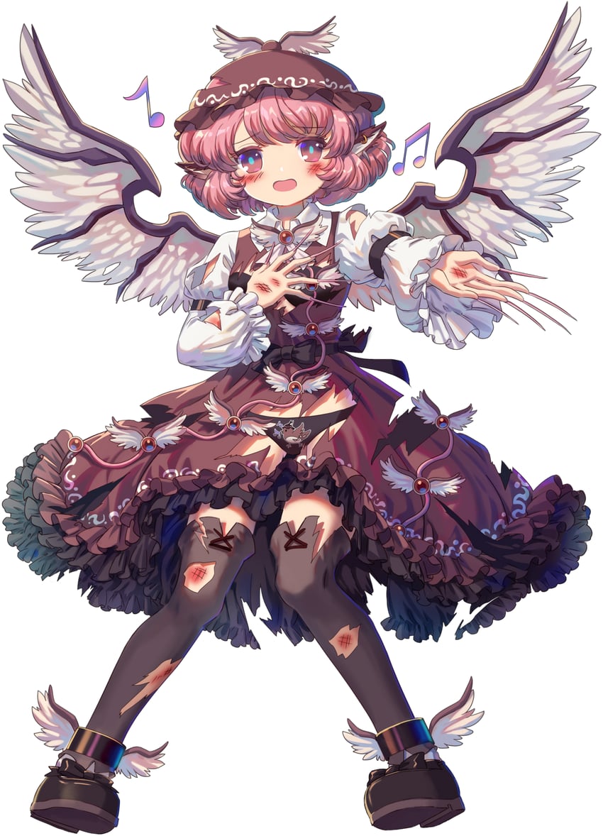 mystia lorelei (touhou and 1 more) drawn by kumio