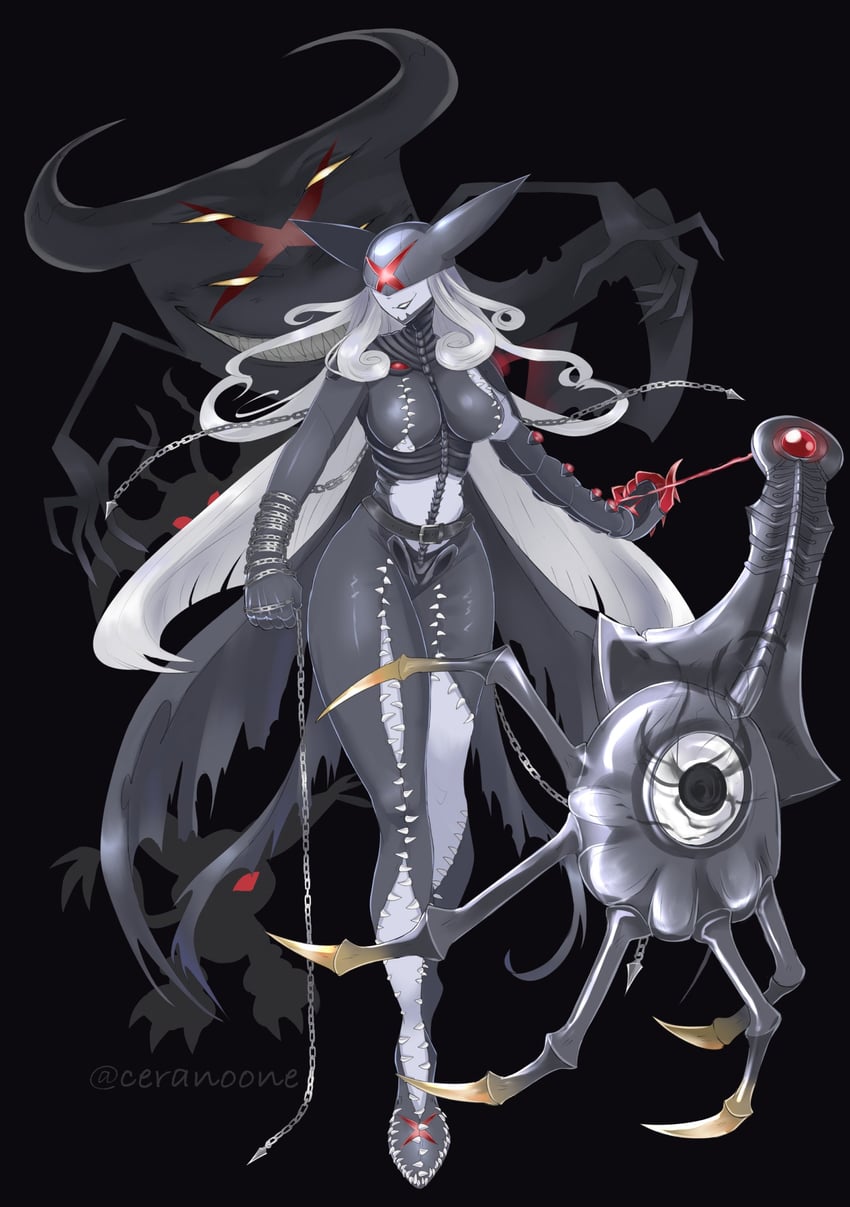 picodevimon, blacktailmon, and ladydevimon x-antibody (digimon) drawn by ceranoone