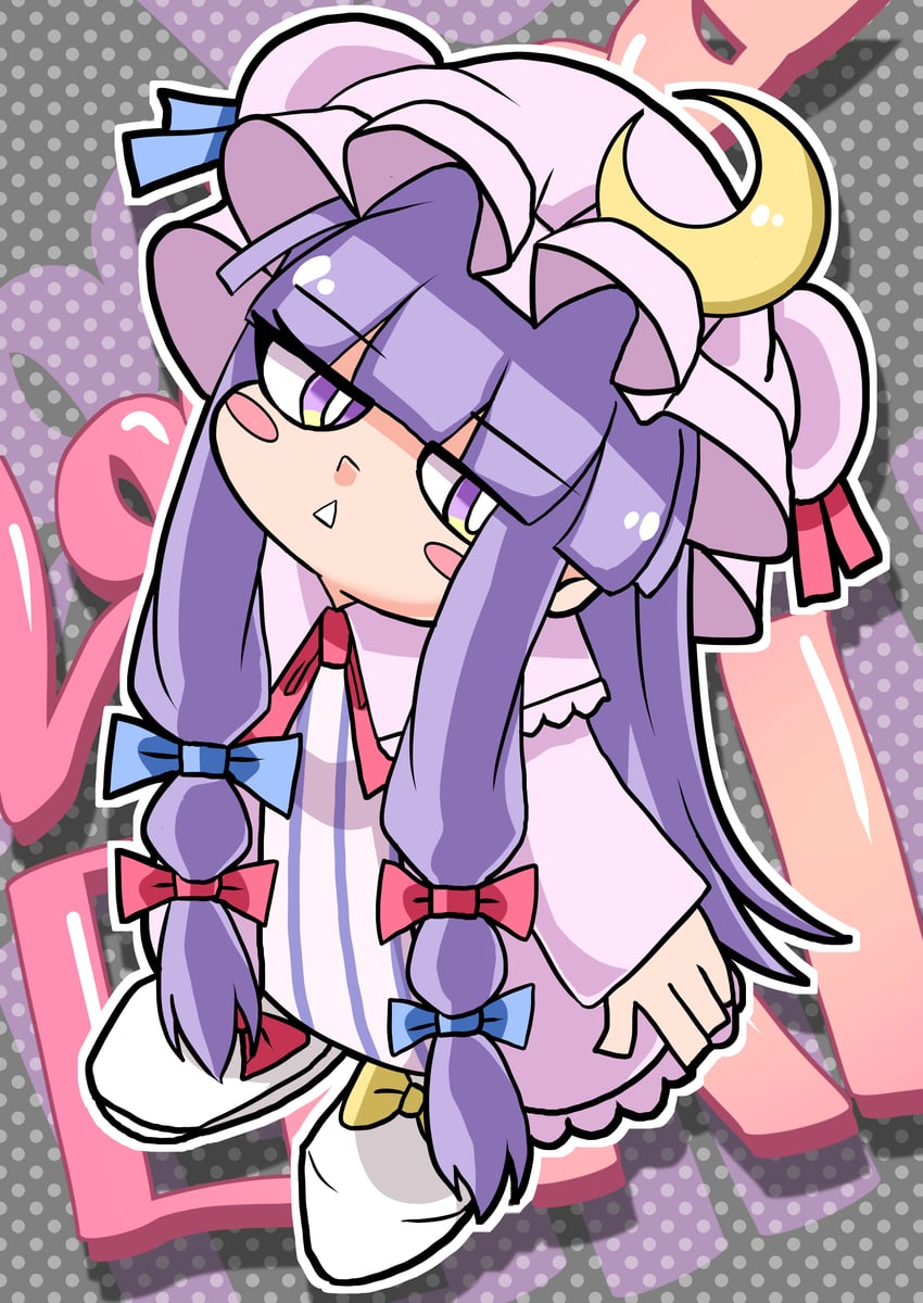 patchouli knowledge (touhou) drawn by mahoro_(minase_mahoro)