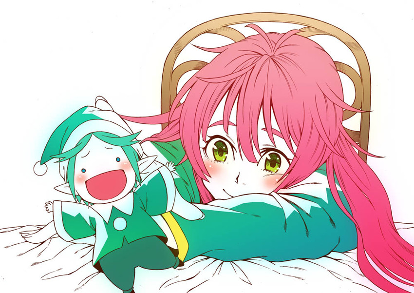 watashi and fairy (jinrui wa suitai shimashita) drawn by iro_marimo