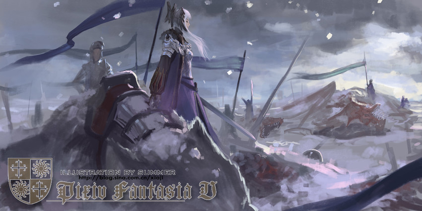 pixiv fantasia and 1 more drawn by xiaji
