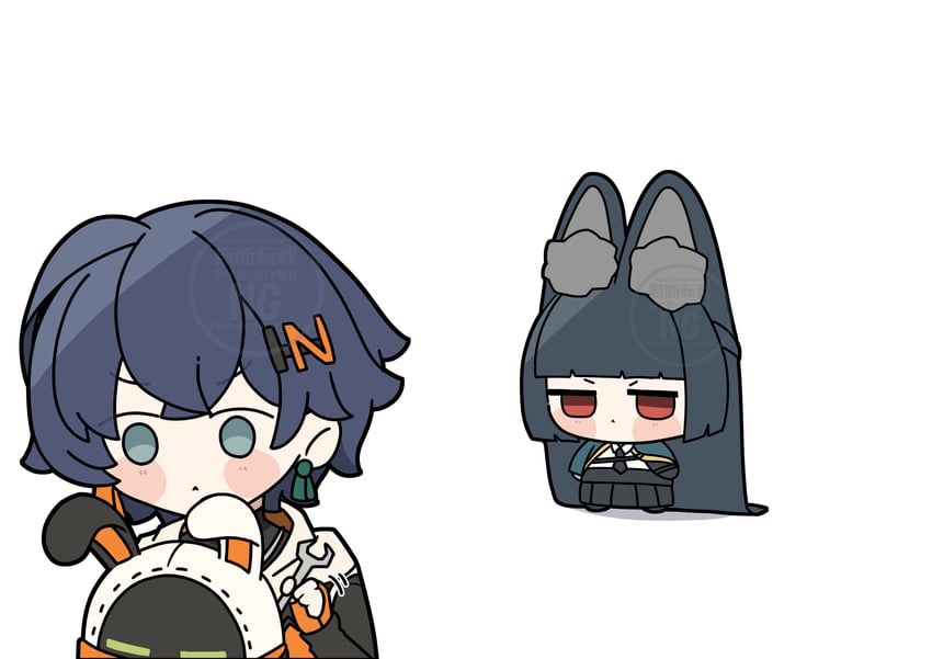 hoshimi miyabi, belle, and eous (zenless zone zero) drawn by shinonome_nashi
