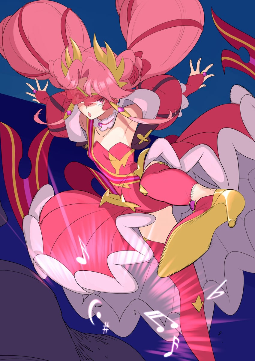 princess zeal and shirube kagari (princession orchestra) drawn by mokutan_mmmm