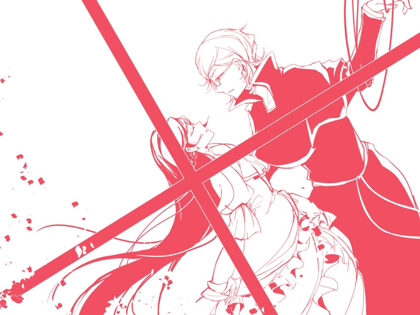 margaret mitchell and nathaniel hawthorne (bungou stray dogs) drawn by iki_1919