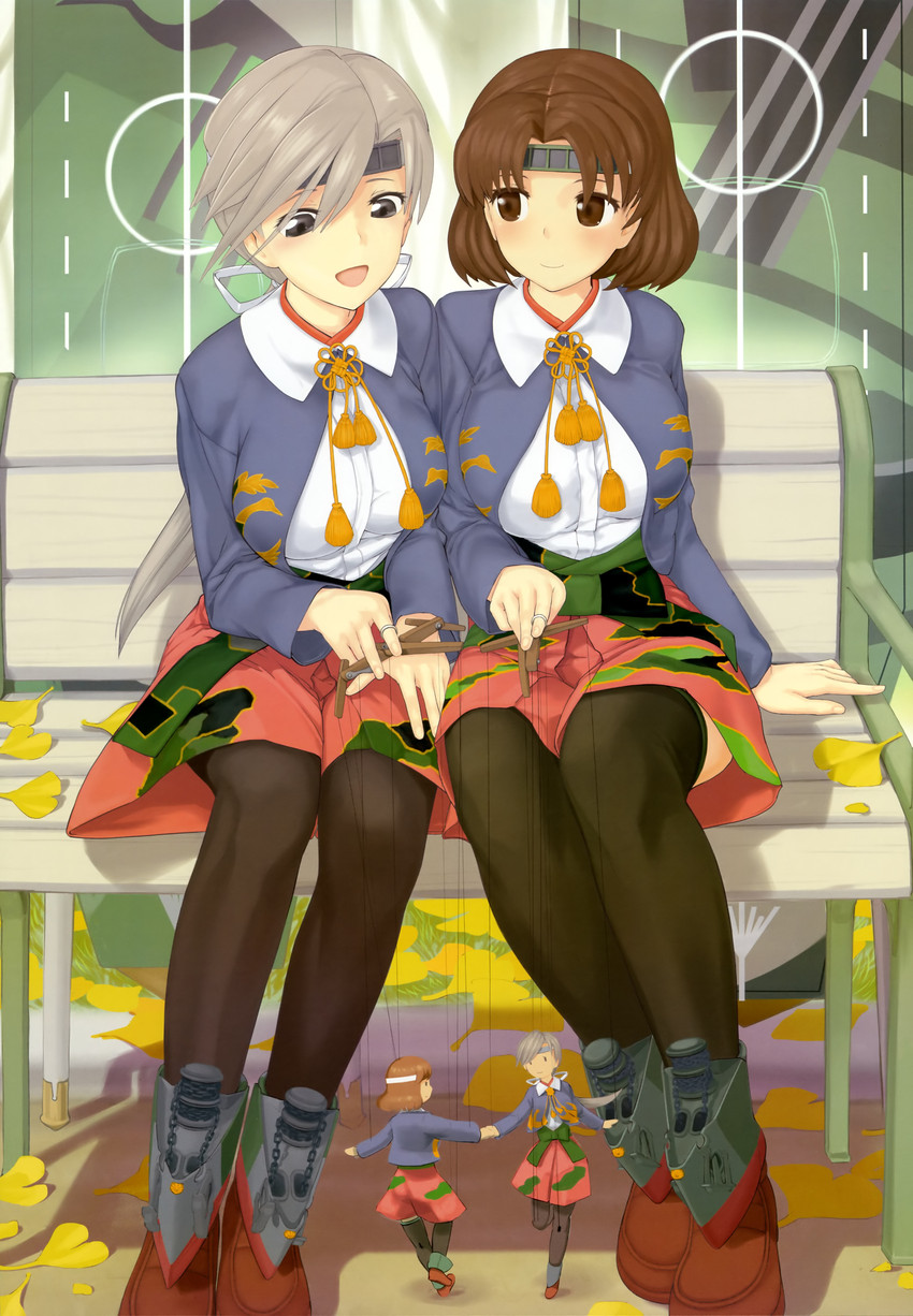 chitose and chiyoda (kantai collection and 1 more) drawn by kuuro_kuro