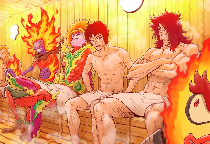 kumojacky, bunbee, moerunba, and burn (precure and 4 more) drawn by itou_shin'ichi