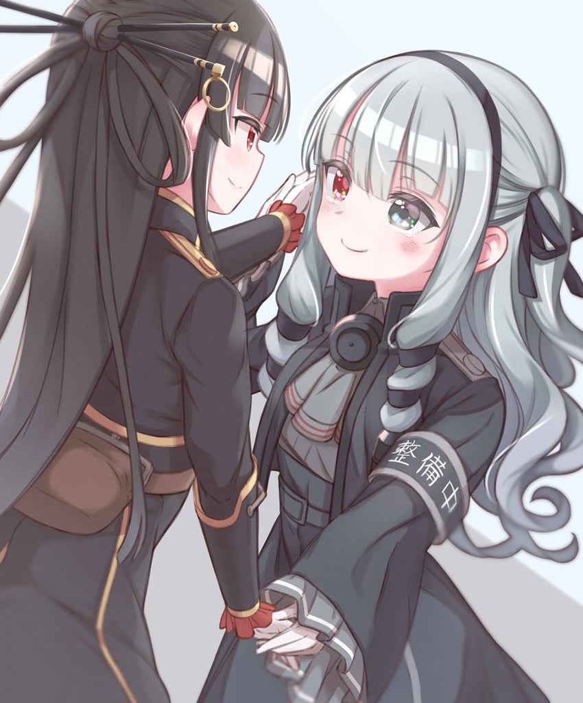 hachiroku and mikuro (maitetsu) drawn by umi_(umi_no_kusomusi)
