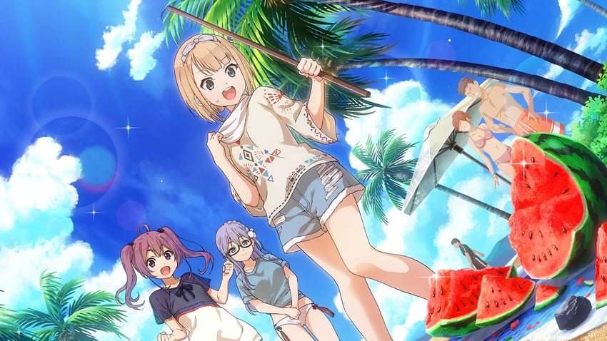 maruyama akane, saito nicole, and tojo yuki (22/7 and 1 more)
