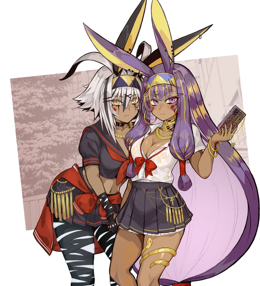 nitocris and nitocris alter (fate and 1 more) drawn by discat