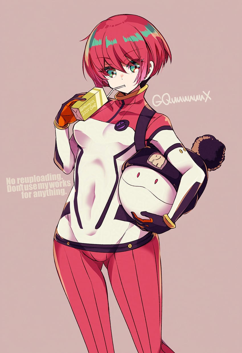 amate yuzuriha and haro (gundam and 1 more) drawn by izumiya_otoha