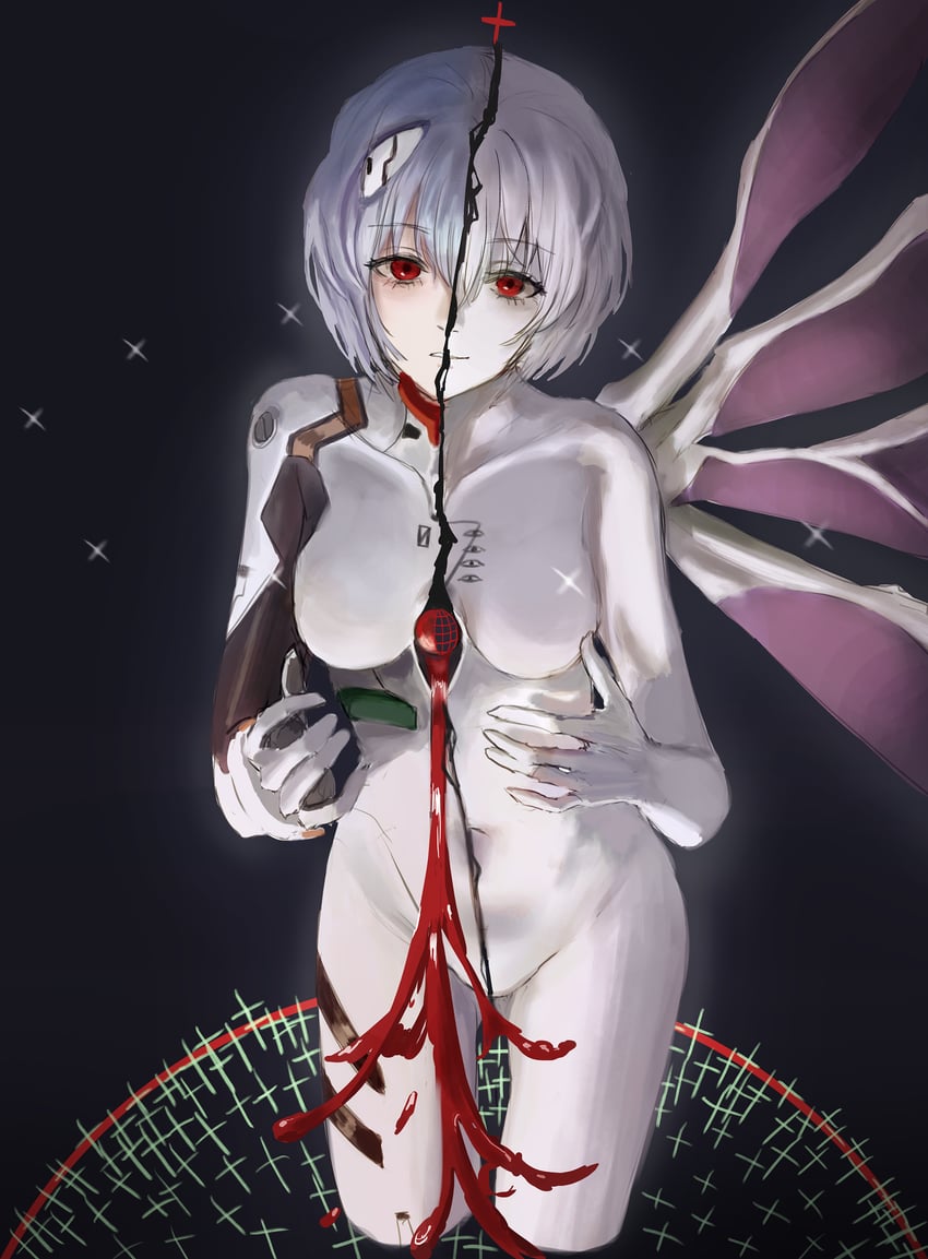 ayanami rei and lilith (neon genesis evangelion and 1 more) drawn by gold_can