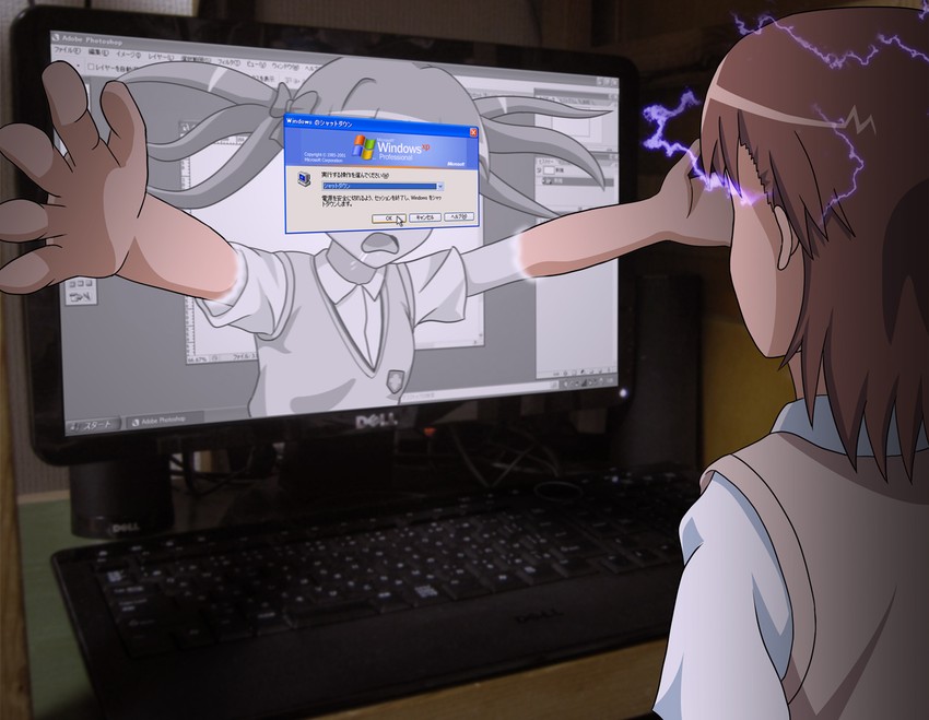 misaka mikoto and shirai kuroko (toaru majutsu no index and 2 more) drawn by kasumi_uzuki