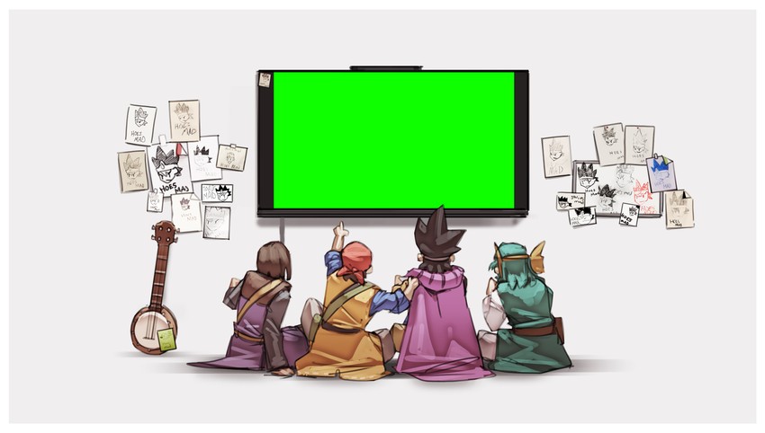 roto and hero (dragon quest and 5 more) drawn by nin_nakajima