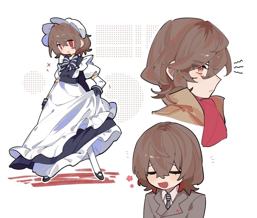 akechi gorou (persona and 1 more) drawn by sadakata_misa