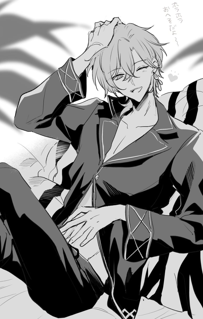 aventurine (honkai and 1 more) drawn by sio_genshin
