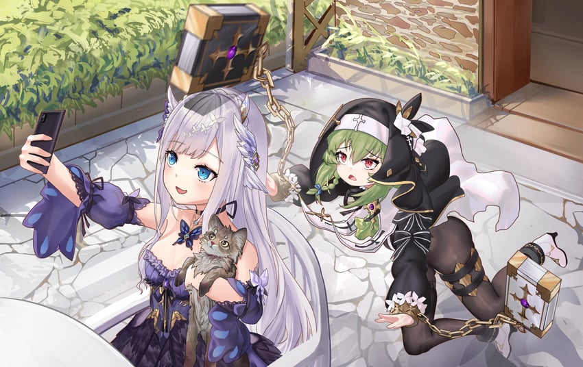 huanxiang koudai meow and amaba syui (original and 1 more)