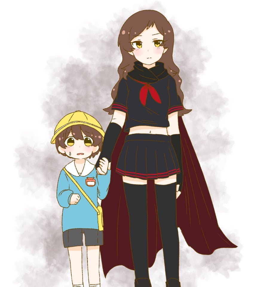 kitazawa shiho and kitazawa riku (idolmaster and 2 more) drawn by hutaba