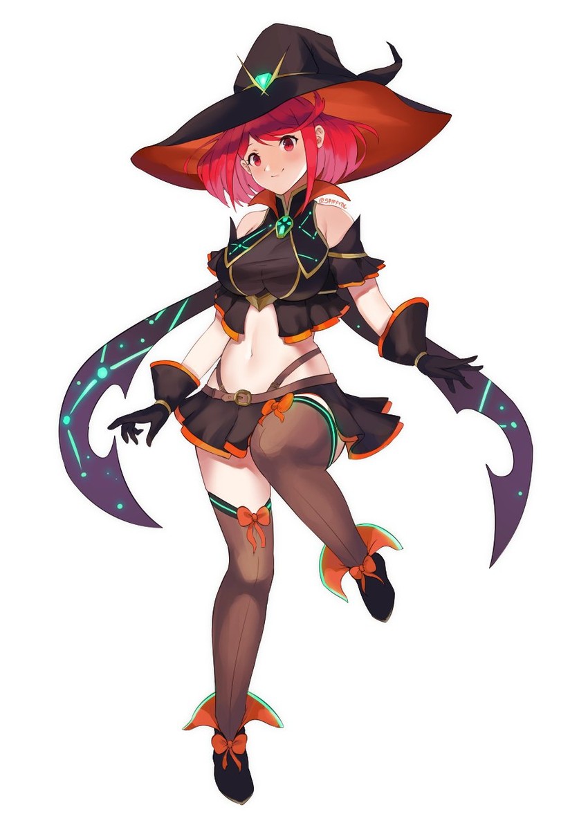 pyra (xenoblade chronicles and 1 more) drawn by spiffydc