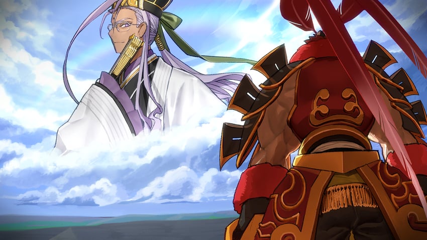 chen gong and lu bu (fate and 2 more) drawn by wada_arco
