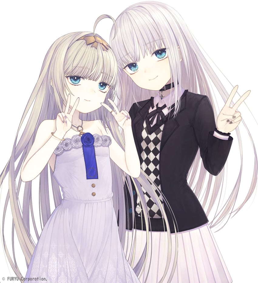 hatada rei and leben distel (crymachina and 1 more) drawn by riuichi