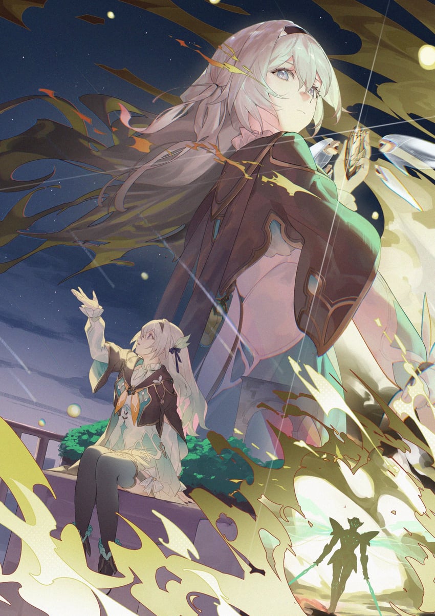 firefly and sam (honkai and 1 more) drawn by ryein