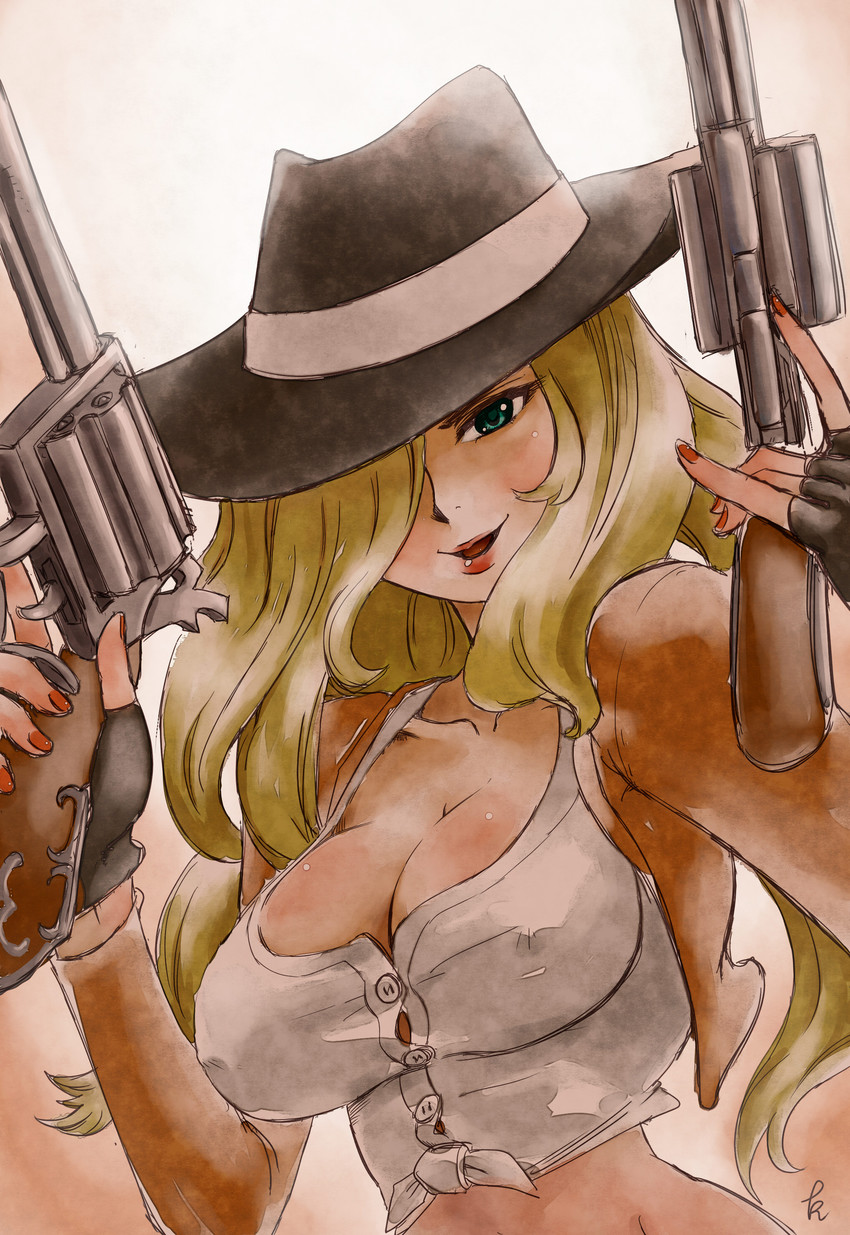 miss fortune and cowgirl miss fortune (league of legends) drawn by catnap_knight_kureto