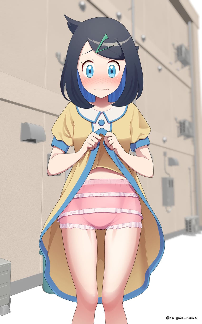 liko (pokemon and 1 more) drawn by enigma_numx