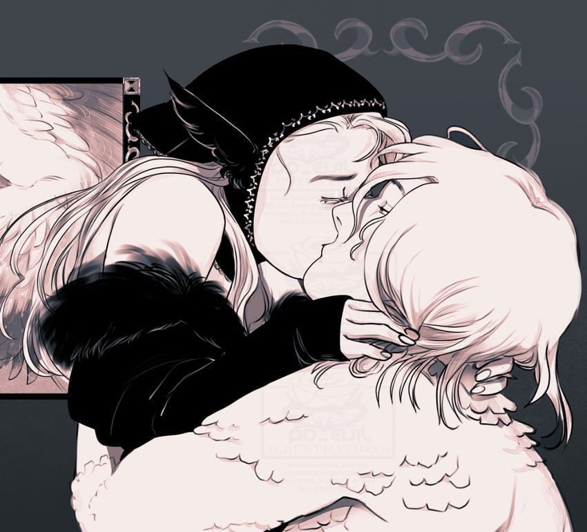 marcille donato and falin touden (dungeon meshi) drawn by pd_evil