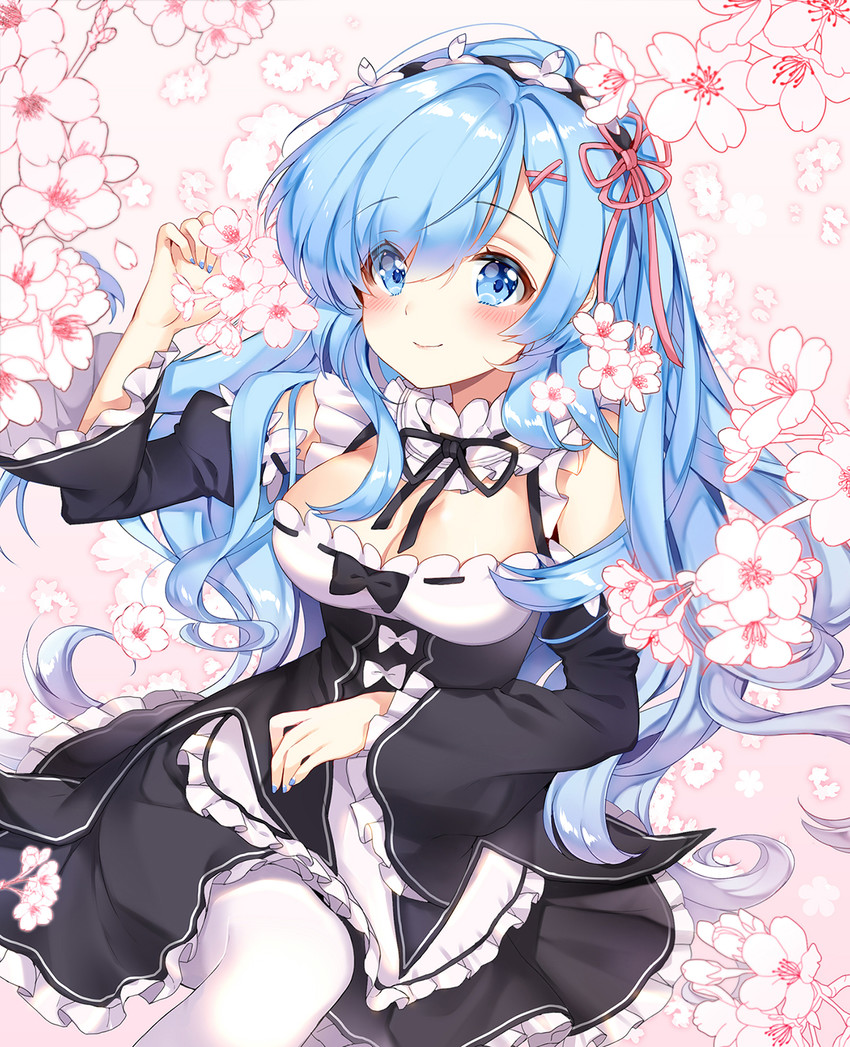 rem (re:zero kara hajimeru isekai seikatsu) drawn by pingo