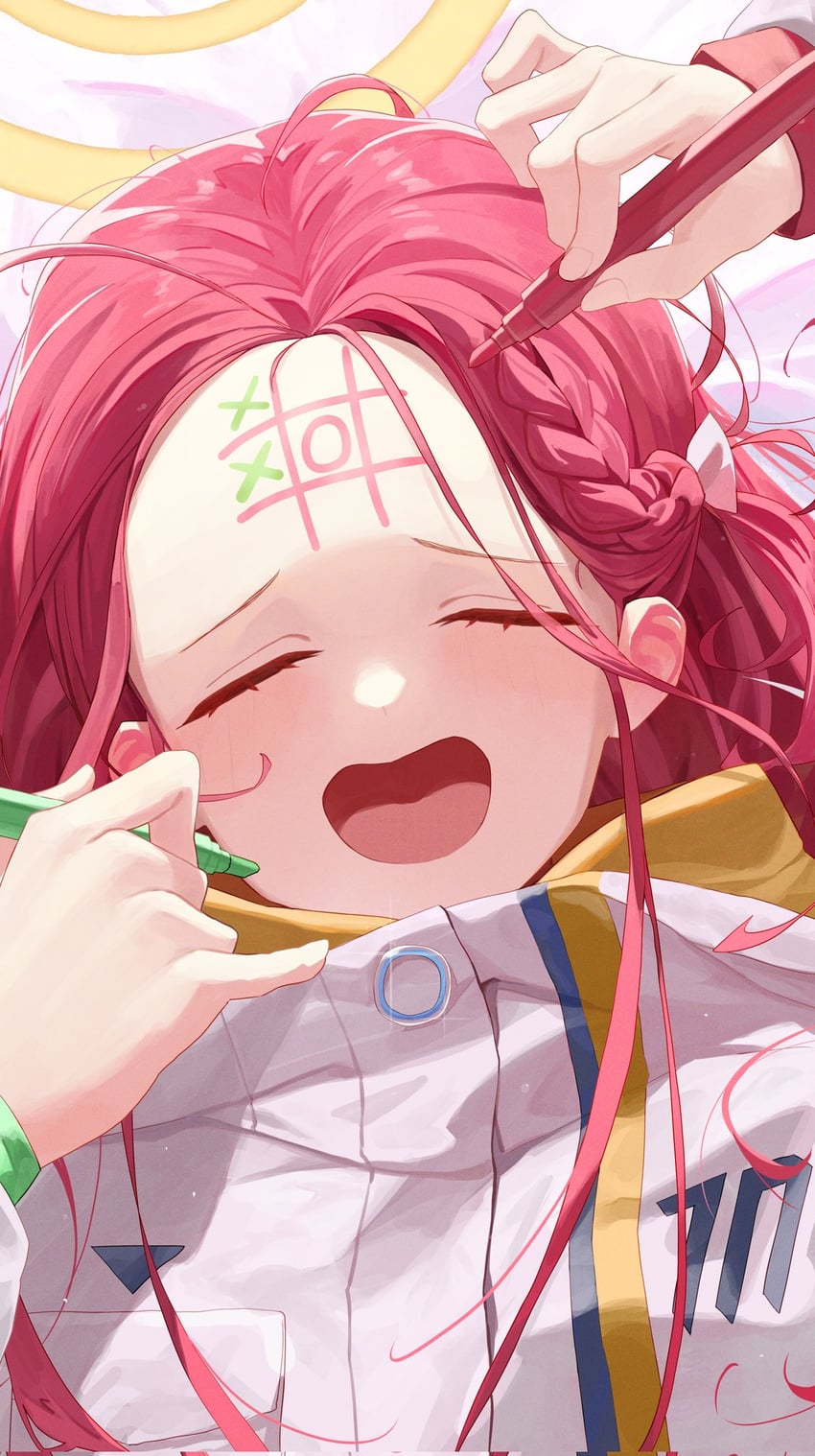 momoi, midori, and yuzu (blue archive) drawn by re_naya