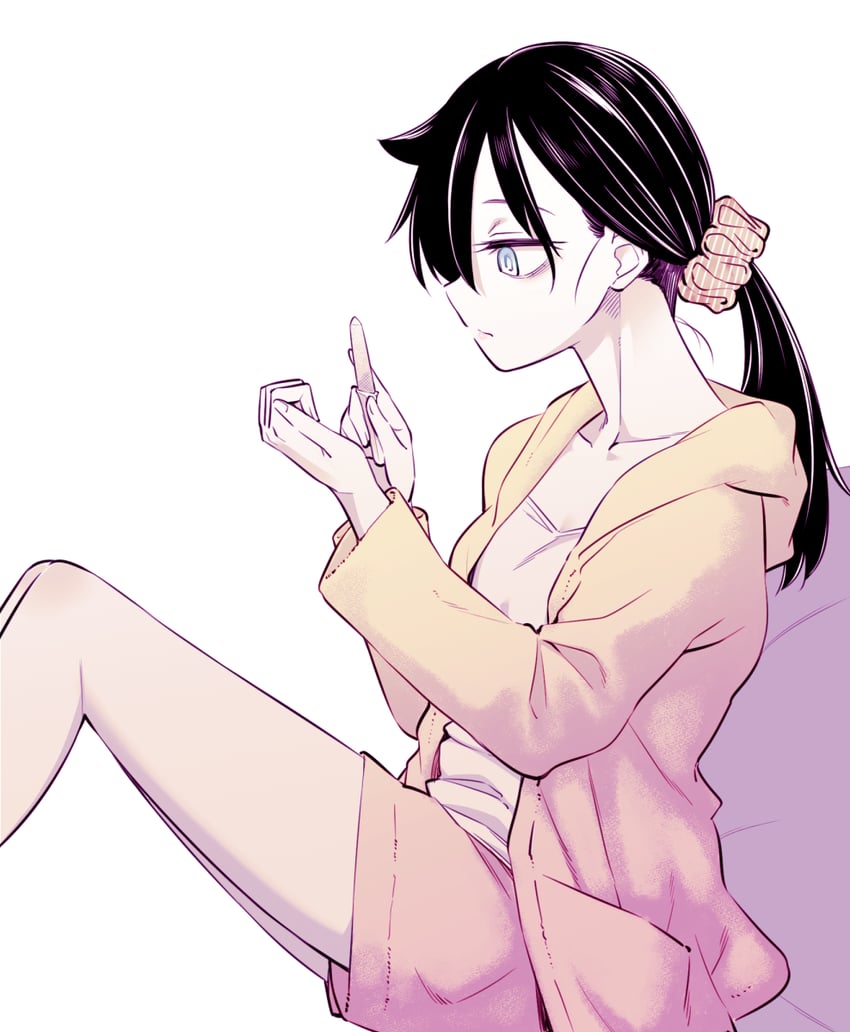 kuroki tomoko (watashi ga motenai no wa dou kangaetemo omaera ga warui!) drawn by orikuchi_hirata