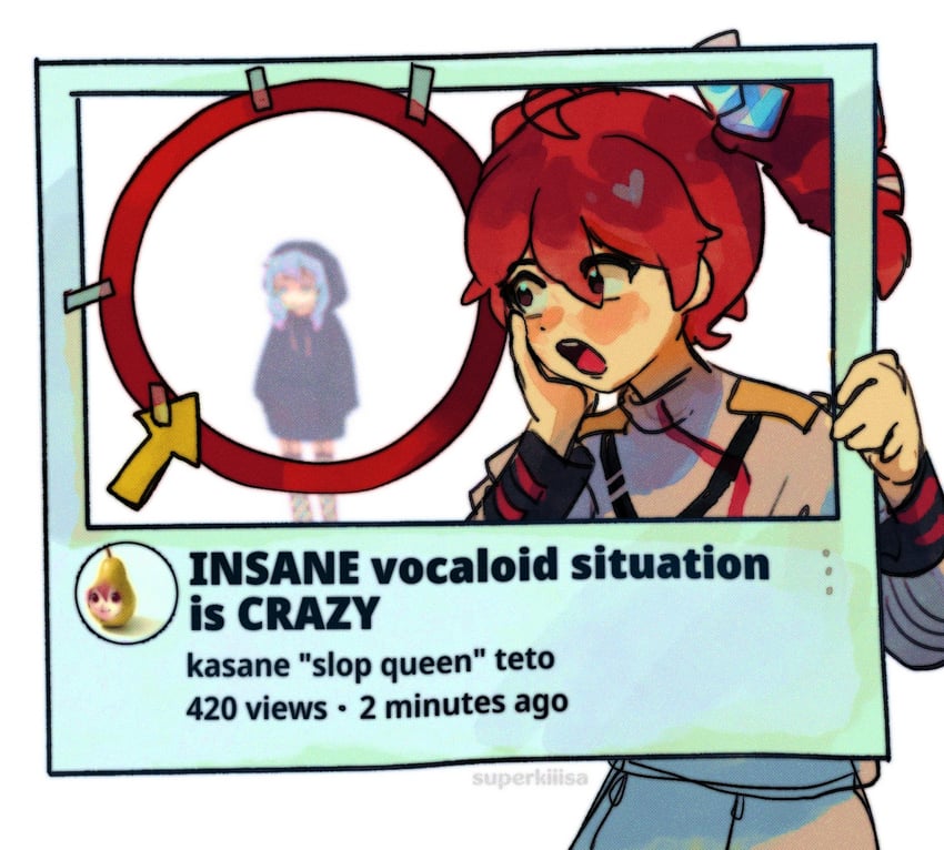hatsune miku, kasane teto, and pearto (vocaloid and 4 more) drawn by lily_(superkiiisa)