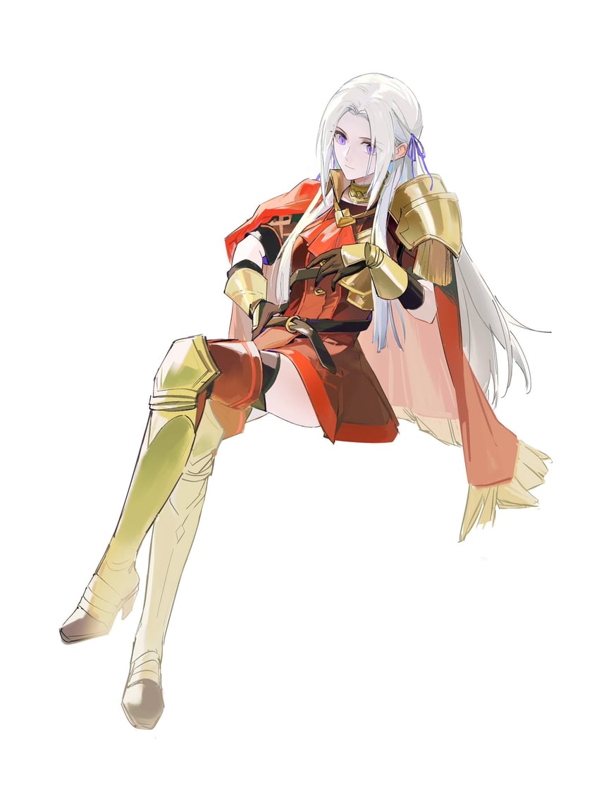 edelgard von hresvelg (fire emblem and 1 more) drawn by artuvia