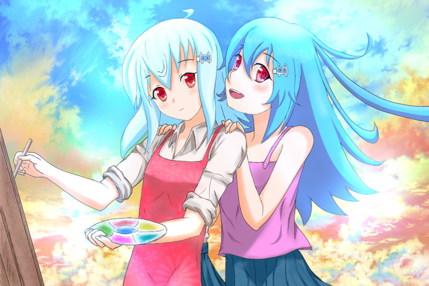 bili girl 33 and bili girl 22 (bilibili) drawn by jc_(a81875324)