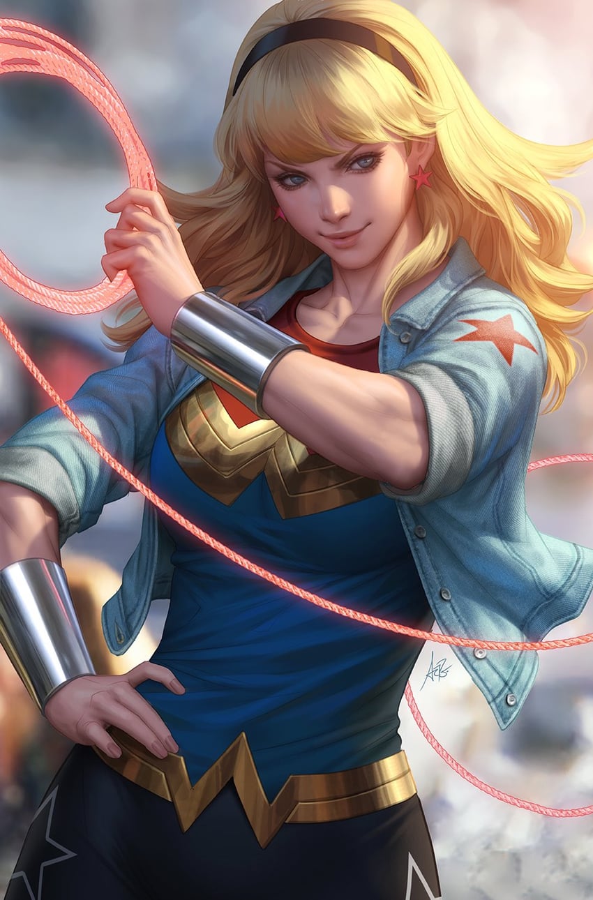 wonder girl and cassie sandsmark (dc comics and 1 more) drawn by stanley_lau