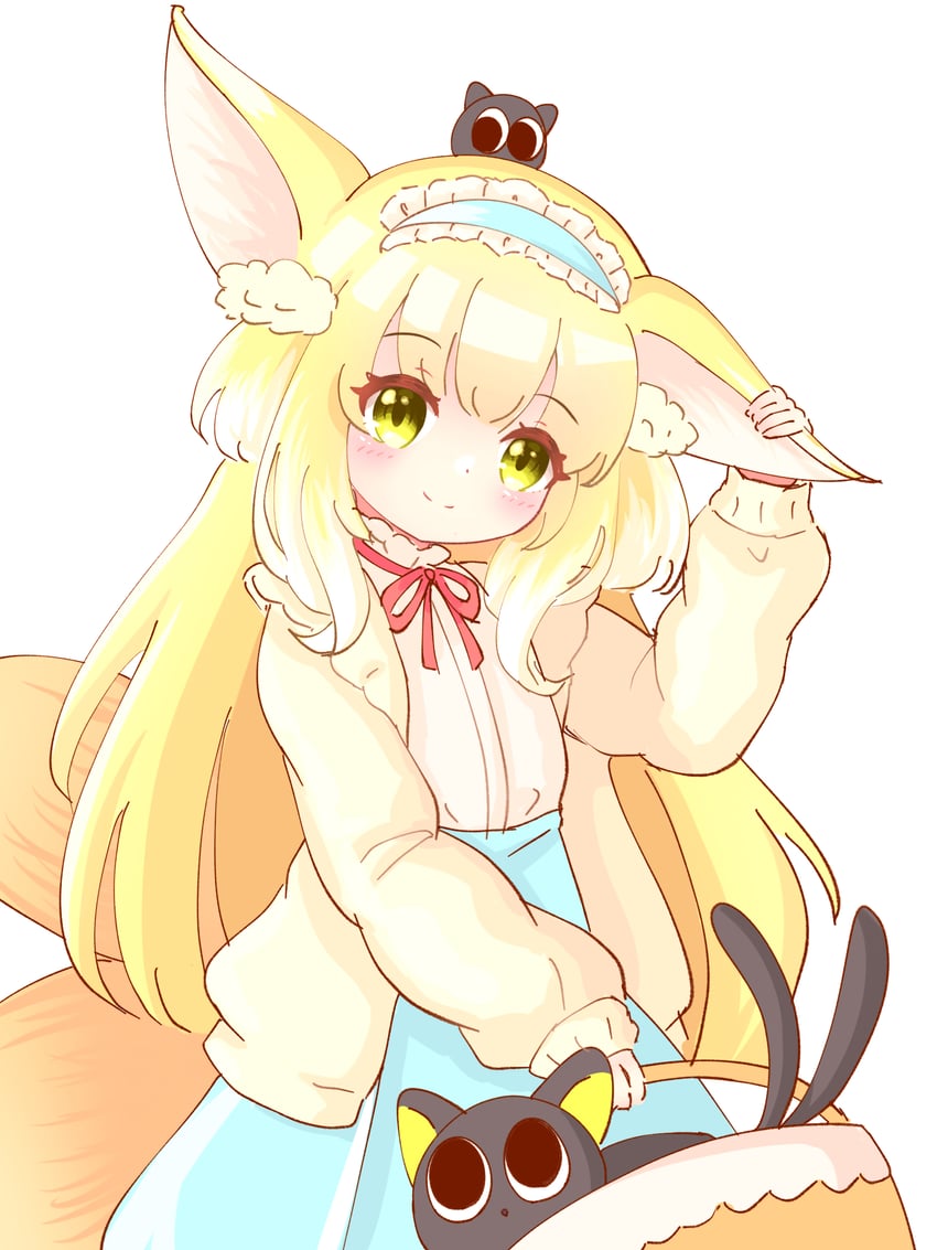 suzuran, luo xiaohei, and heixiu (arknights and 1 more) drawn by yopi_(user_wdgp8532)