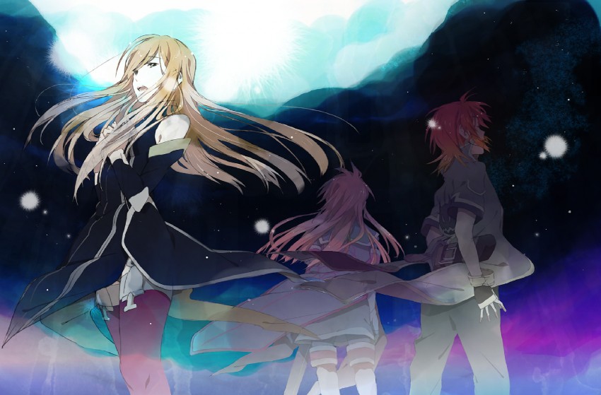 tear grants, luke fon fabre, and asch (tales of and 1 more) drawn by ri_(6916)