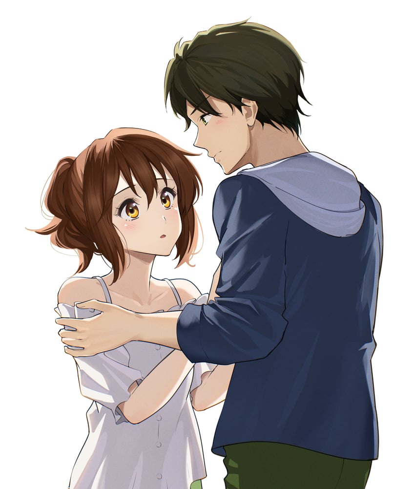 oumae kumiko and tsukamoto shuuichi (hibike! euphonium) drawn by akane_(tgixb)