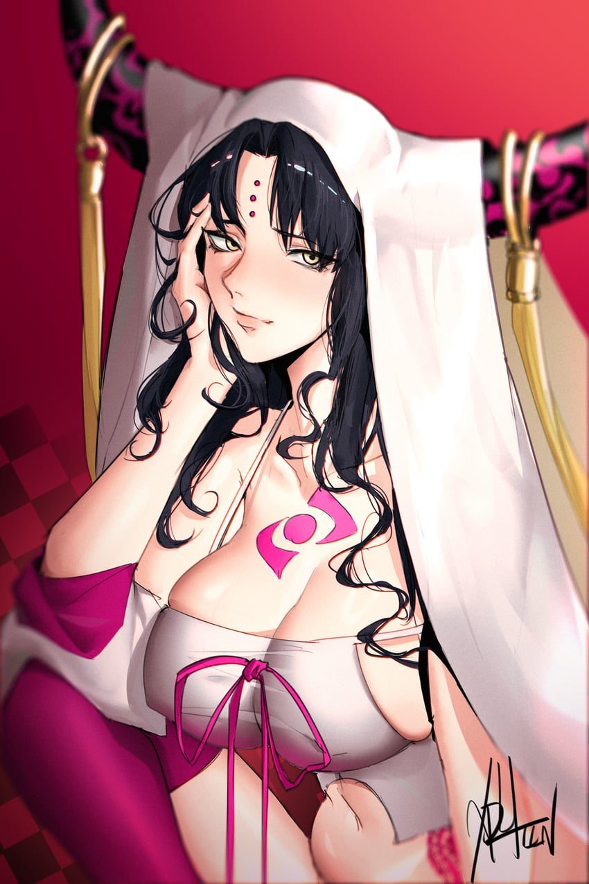 sessyoin kiara (fate and 1 more) drawn by xphlln