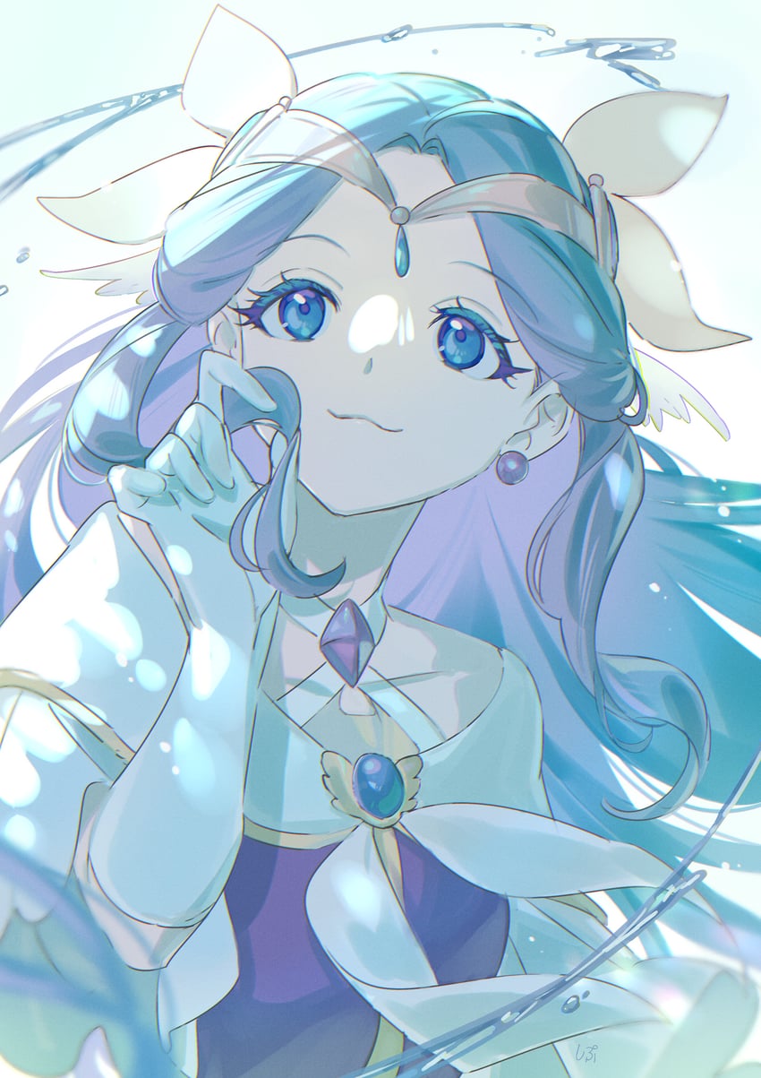 fuurin asumi and cure earth (precure and 1 more) drawn by shipu_(gassyumaron)