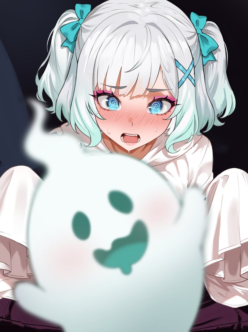 mint fantome and wisps (indie virtual youtuber) drawn by idolmia