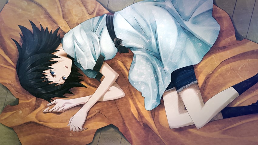 shiina mayuri (steins;gate and 1 more) drawn by huke