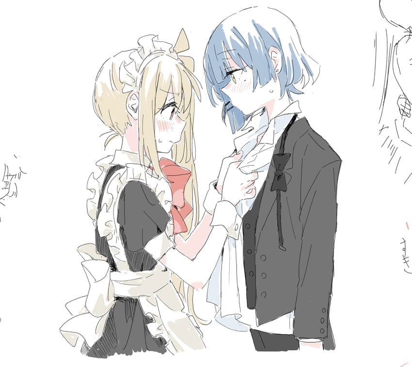 ijichi nijika and yamada ryo (bocchi the rock!) drawn by recap100ml