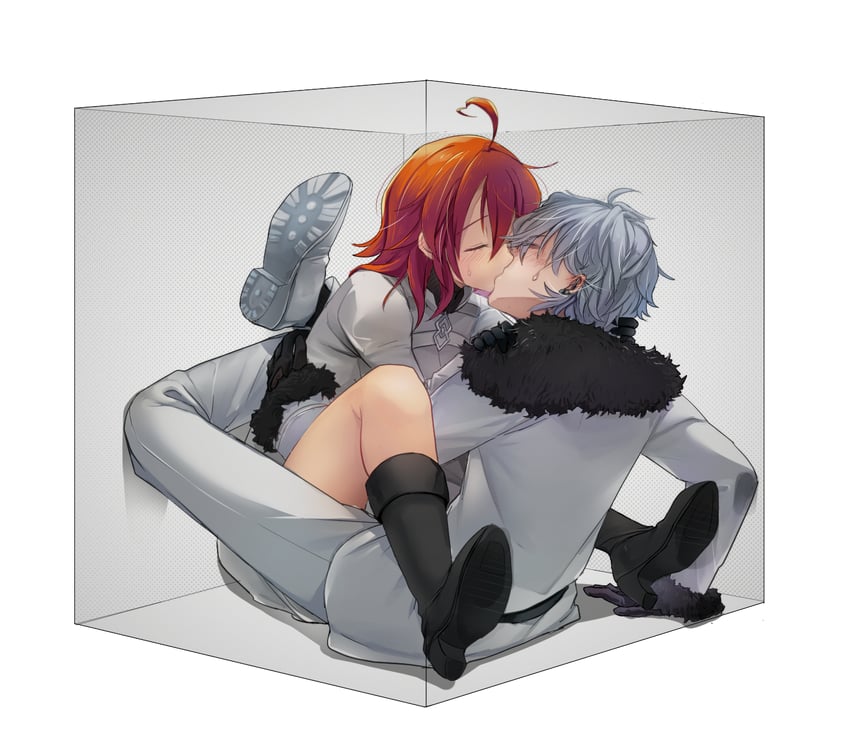 fujimaru ritsuka and kadoc zemlupus (fate and 1 more) drawn by en0hir0