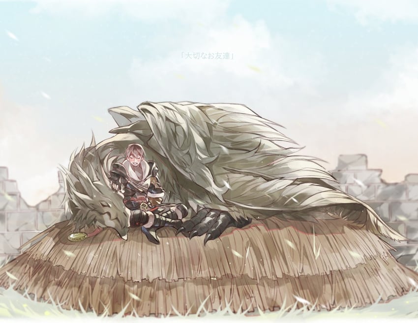 ardbert hylfyst and seto (final fantasy and 1 more) drawn by tladpwl03